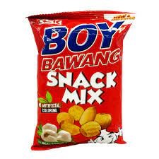 Boy Bawang Snack Mix with real garlic chips 85g