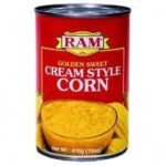 RAM CREAM STYLE CORN 410g