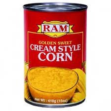 RAM CREAM STYLE CORN 410g