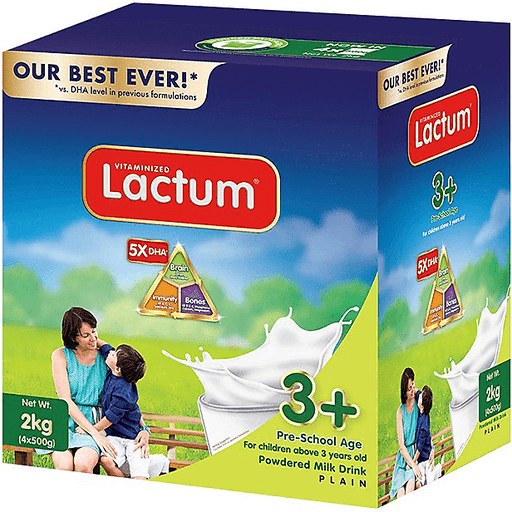 Lactum 3+ Powdered Milk Plain 2kg