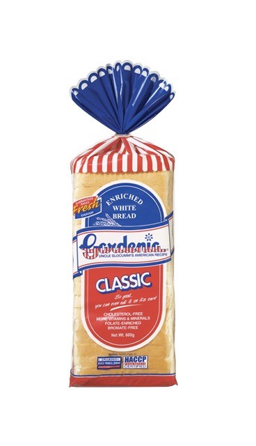Gardenia Classic White Bread 600g